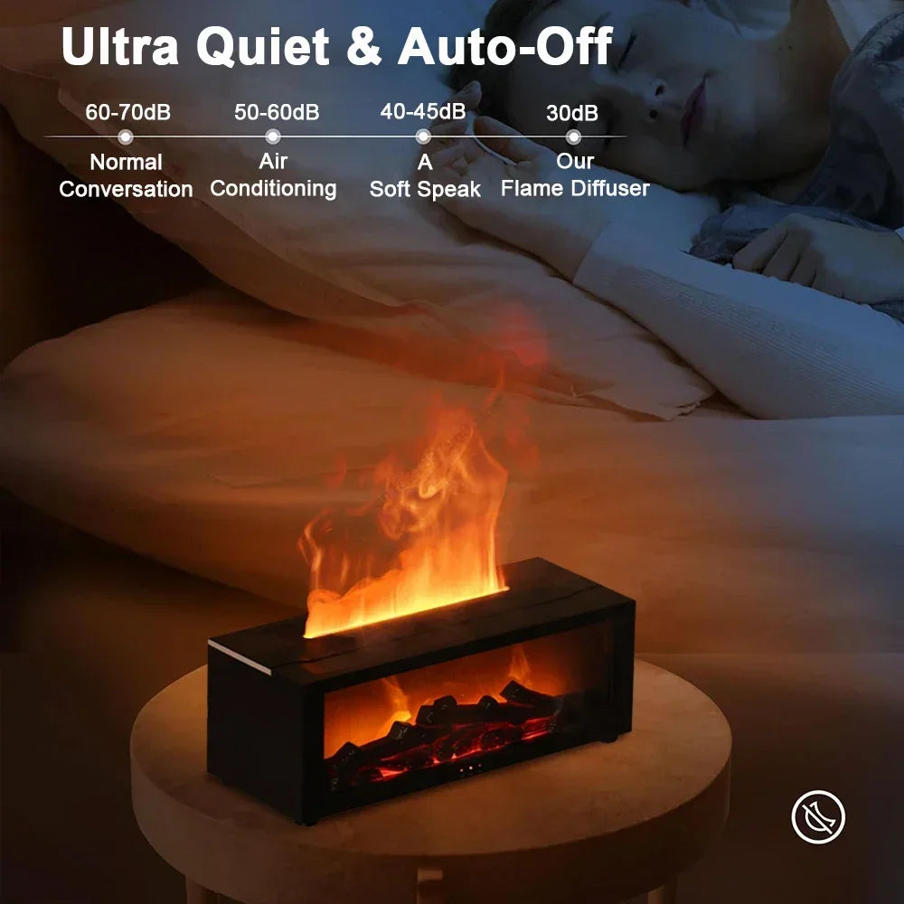 Home Aroma Humidifier Flame Automatic Fragrance