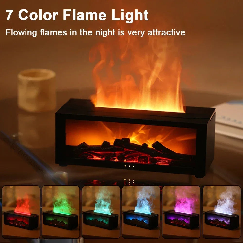 Home Aroma Humidifier Flame Automatic Fragrance