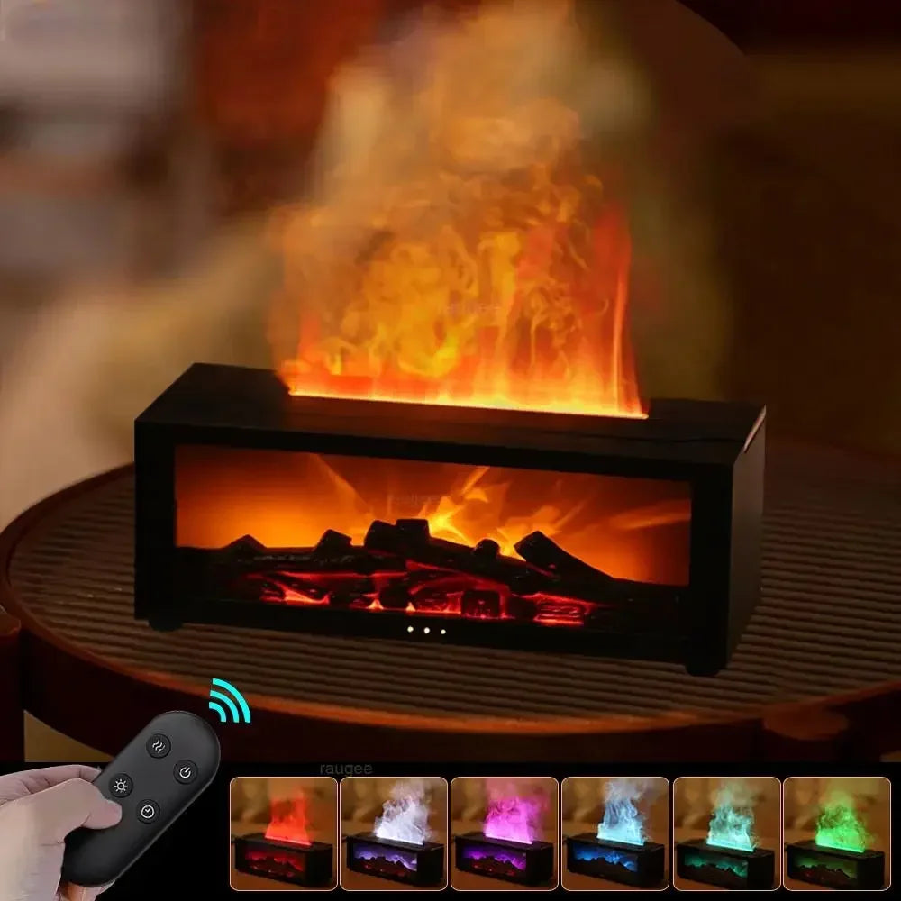 Home Aroma Humidifier Flame Automatic Fragrance